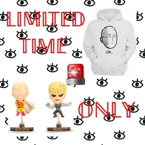 NEW One Punch Man "Ok" Hoodie 2XL